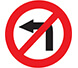 Left turn prohibited